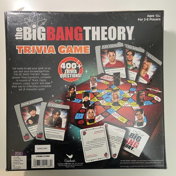 The Big Bang Theory Fact or Fiction Trivia Game - Features 400+ Trivia Questions - Picture 3 of 6